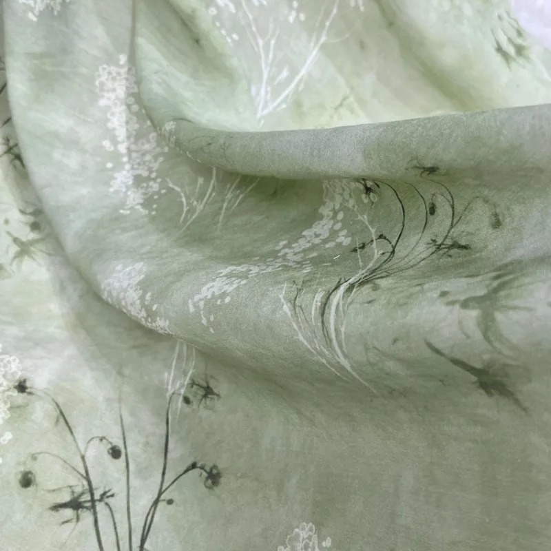 Reed Green Printed Lightweight Lyocell New Chinese Style Spring Summer Plant Fiber Breathable Moisture-Wicking Wholesale Fabric
Reed Green Printed Lightweight Lyocell New Chinese Style Spring Summer Plant Fiber Breathable Moisture-Wicking Wholesale Fabric