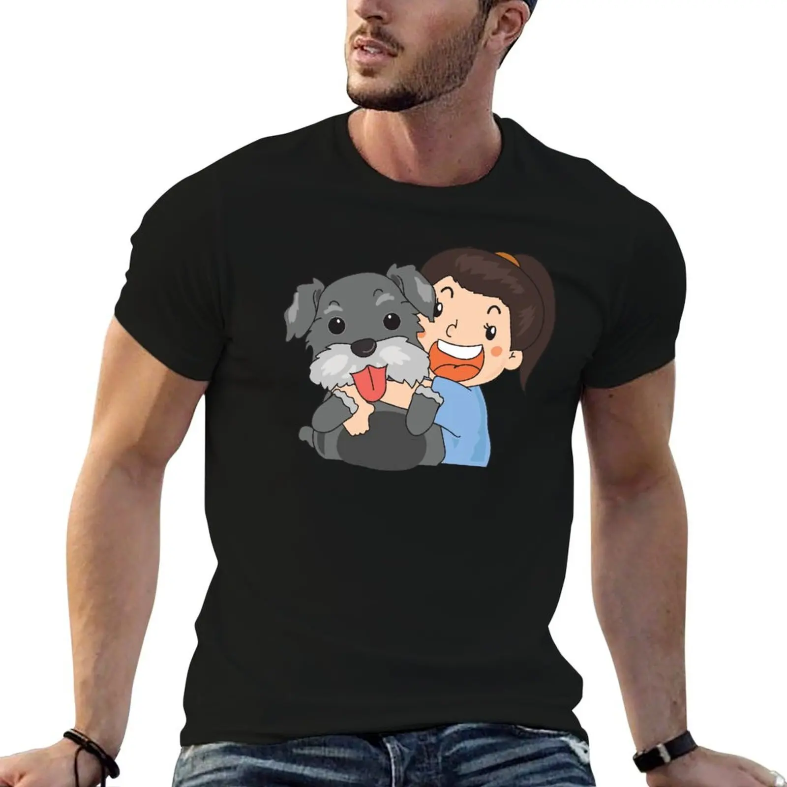 Girl Hugging A Schnauzer T-Shirt t shirts designer t shirts cotton 100% man t shirts for men T-shirt
Girl Hugging A Schnauzer T-Shirt t shirts designer t shirts cotton 100% man t shirts for men T-shirt
