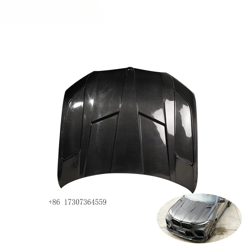 Модификация 2020+ Аксессуары для экстерьера автомобиля: Передняя крышка двигателя X5 X6 G05 G06 в стиле LD, капот из углеродного волокна для двигателя
Модификация 2020+ Аксессуары для экстерьера автомобиля: Передняя крышка двигателя X5 X6 G05 G06 в стиле LD, капот из углеродного волокна для двигателя