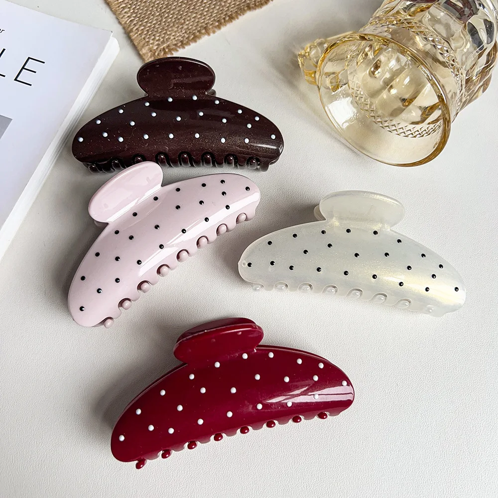 2026 New Polka Dot Grip Clip Exquisite Daily Styling Firm Grip Suitable for Various Hairstyles All Seasons Playful Accessory
2026 New Polka Dot Grip Clip Exquisite Daily Styling Firm Grip Suitable for Various Hairstyles All Seasons Playful Accessory