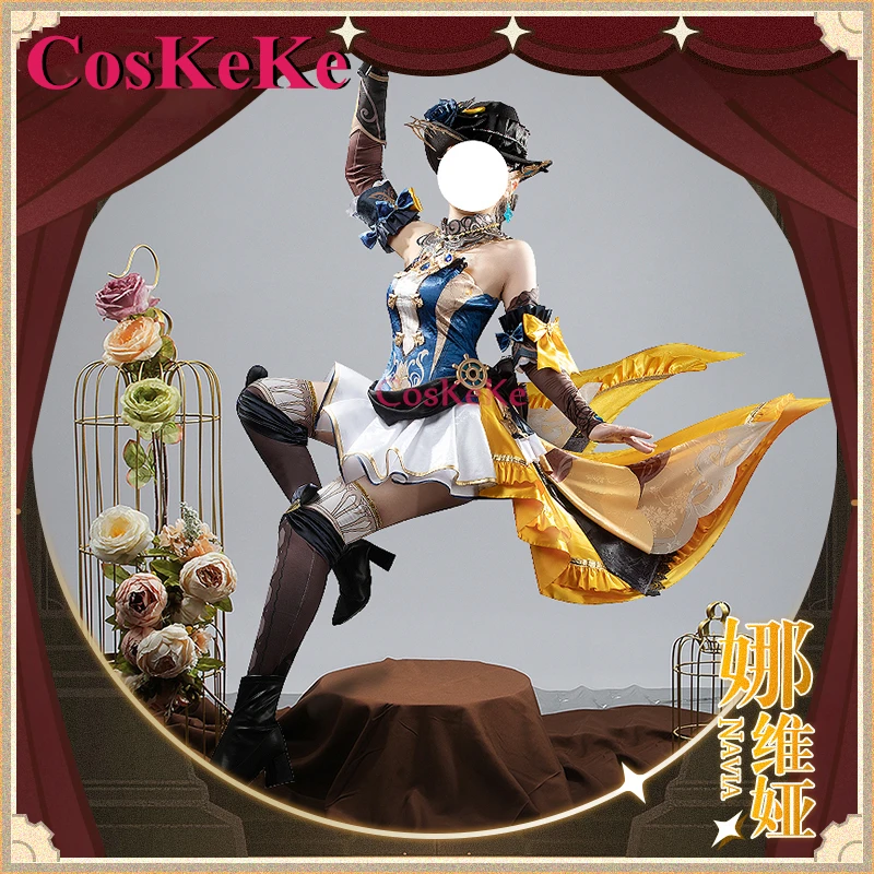 【Customized】CosKeKe Navia Cosplay Game Genshin Impact Costume Fashion Sweet Combat Uniform Halloween Party Role Play Clothing
【Customized】CosKeKe Navia Cosplay Game Genshin Impact Costume Fashion Sweet Combat Uniform Halloween Party Role Play Clothing