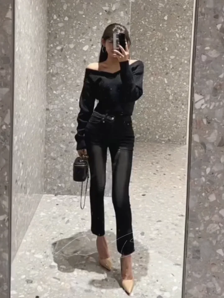 High Waist Distressed Vintage Jeans Slim Fit Cotton Stretch Denim Straight Leg Jeans Girls Fashion Autumn Season High Elasticity
High Waist Distressed Vintage Jeans Slim Fit Cotton Stretch Denim Straight Leg Jeans Girls Fashion Autumn Season High Elasticity
