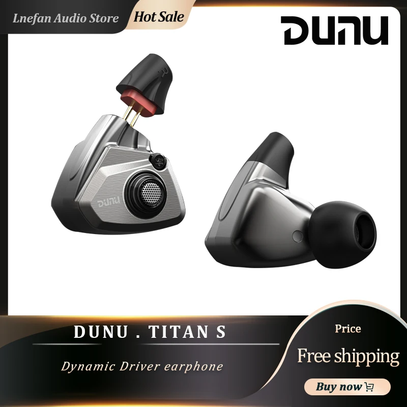 DUNU TITAN S Dynamic Driver IEM In Ear Earphone Monitor Earbuds 2Pin 0.78mm Detachable Cable HiFi Music Headset
DUNU TITAN S Dynamic Driver IEM In Ear Earphone Monitor Earbuds 2Pin 0.78mm Detachable Cable HiFi Music Headset