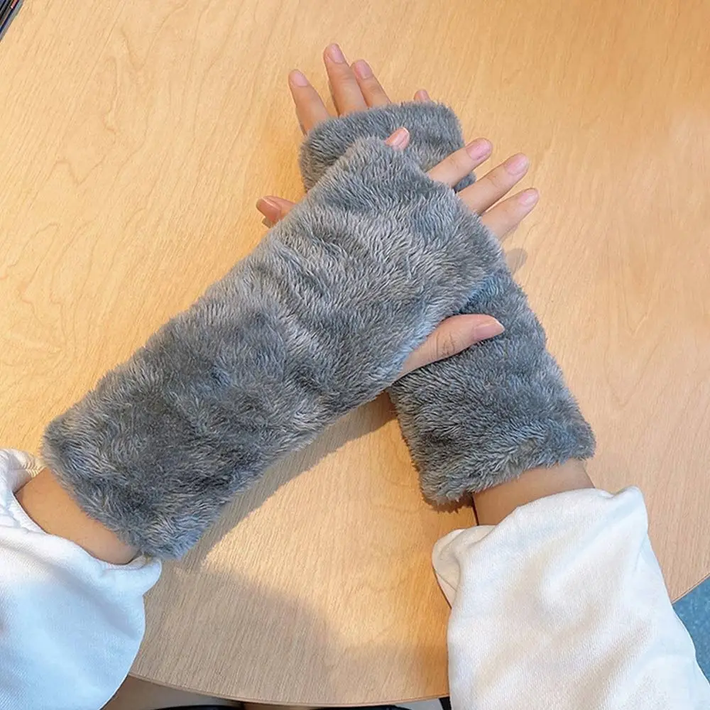 Outdoor Sports Women's Gloves Solid Color Keep Warm Half Finger Gloves Arm Warmers Fingerless Mittens Winter Autumn
Outdoor Sports Women's Gloves Solid Color Keep Warm Half Finger Gloves Arm Warmers Fingerless Mittens Winter Autumn