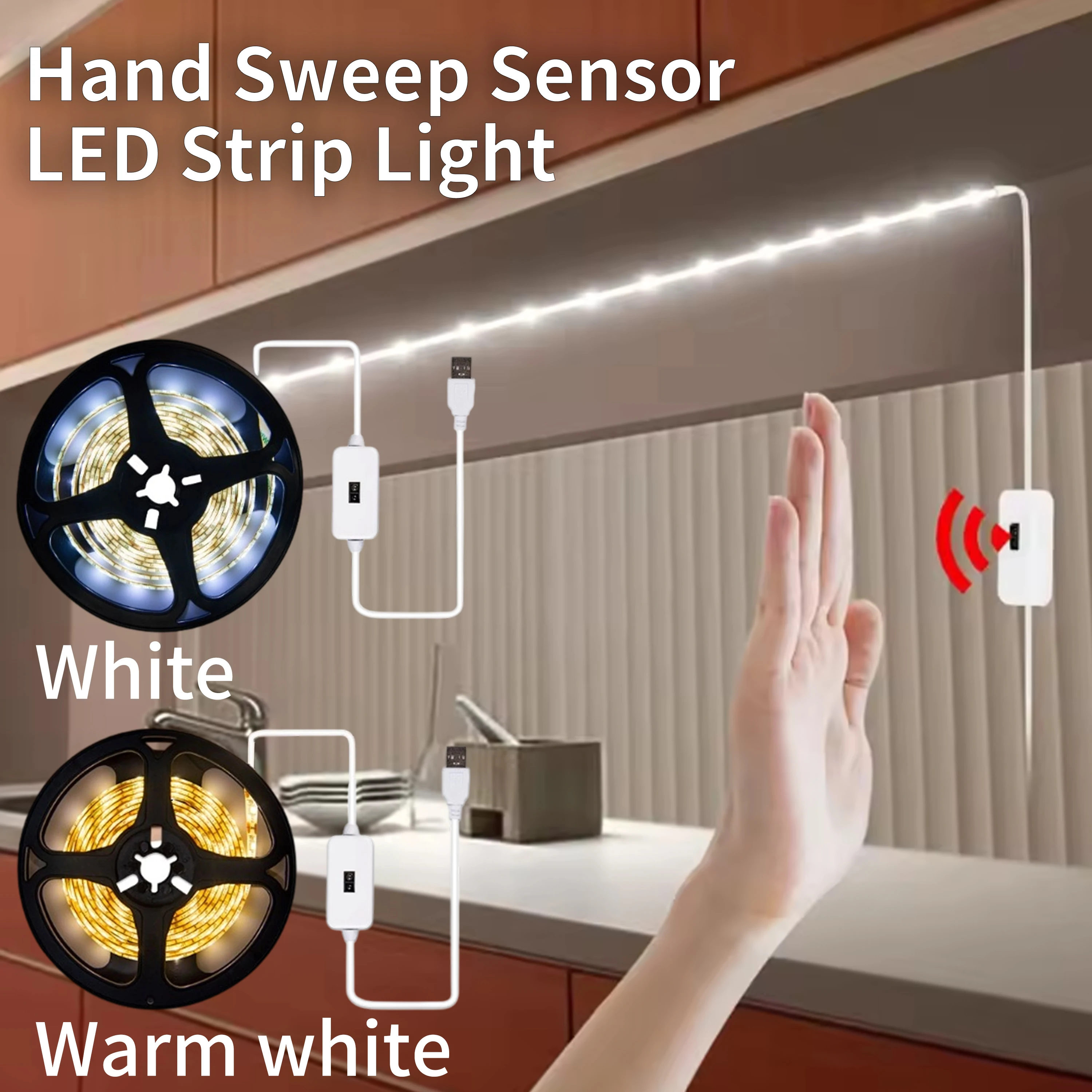 1-5m 5V USB Hand Sweep LED Strip light SMD 2835 Backlight LED TV Kitchen Under Cabinet Lamp LED Light Strip Diode Lights 
1-5m 5V USB Hand Sweep LED Strip light SMD 2835 Backlight LED TV Kitchen Under Cabinet Lamp LED Light Strip Diode Lights