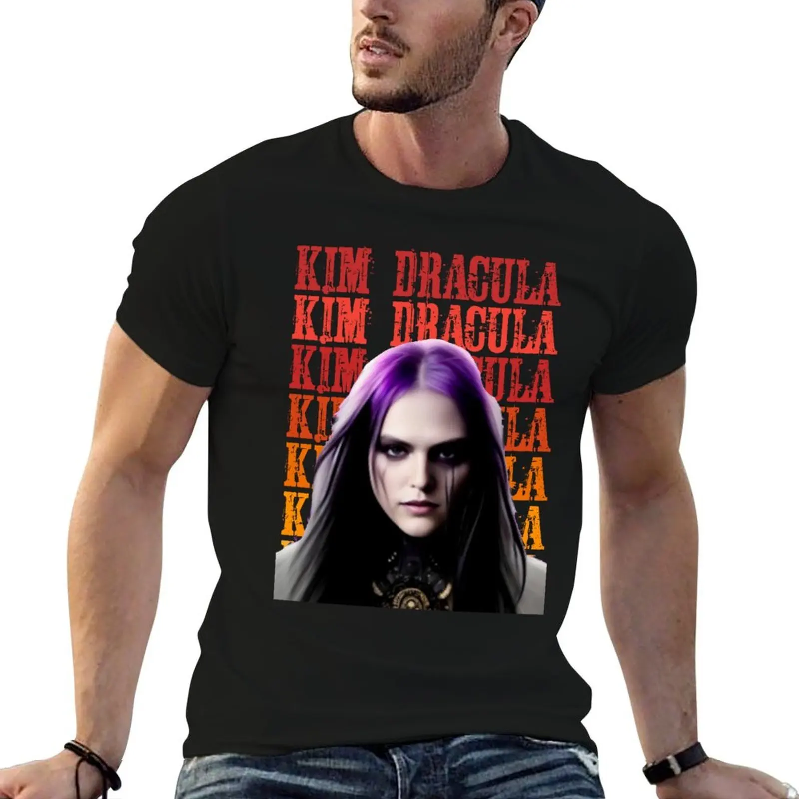 Kim dracula T-Shirt funny t shirts cotton man t shirts high quality luxury brand man t shirt designer T-shirt
Kim dracula T-Shirt funny t shirts cotton man t shirts high quality luxury brand man t shirt designer T-shirt
