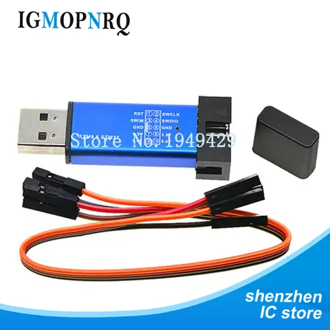 ST LINK Stlink ST-Link V2 Mini STM8 STM32 Simulator Download Programmer Programming With Cover DuPont Cable ST Link V2