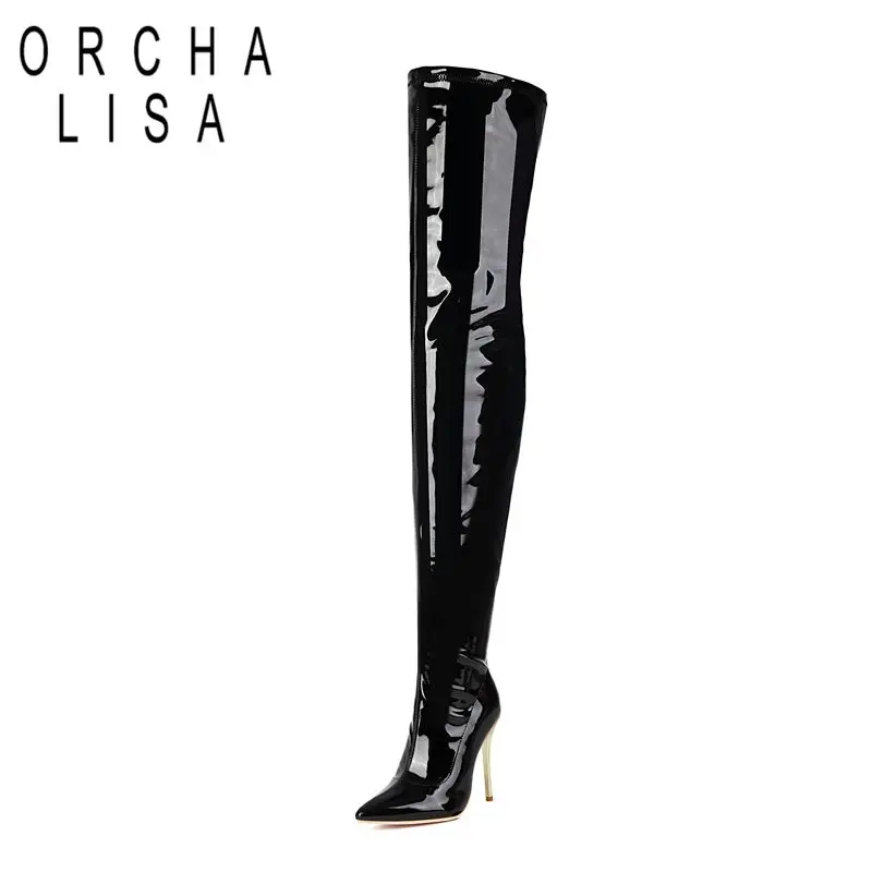 ORCHA LISA 2025 New Sexy Women 74cm Over Knee High Boots Pointed Toe 11cm Thin High Heel Plus Size 47 48 Dating Shiny Thigh Bota
ORCHA LISA 2025 New Sexy Women 74cm Over Knee High Boots Pointed Toe 11cm Thin High Heel Plus Size 47 48 Dating Shiny Thigh Bota