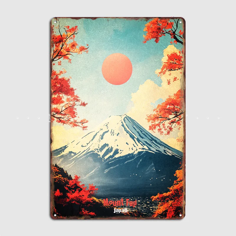 Mount Fuji Japan Art Travel Scenery Sights Retro Poster Metal Sign Garage Club Indoor Room Wall Decor Custom Tin Home Decor
Mount Fuji Japan Art Travel Scenery Sights Retro Poster Metal Sign Garage Club Indoor Room Wall Decor Custom Tin Home Decor