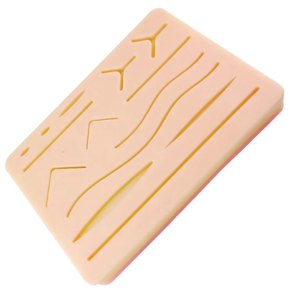 1Pcs Suture Practice Silicone Simulation Body Skin Effective Training Suturing Pad for Students Realistic Silicone Suture
1Pcs Suture Practice Silicone Simulation Body Skin Effective Training Suturing Pad for Students Realistic Silicone Suture