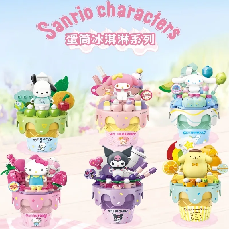New Keeppley Sanrio Building Block Kuromi Hellokitty My Melody Cartoon Ice Cream Cake Decoration Model Children's Toys Kid Gift
New Keeppley Sanrio Building Block Kuromi Hellokitty My Melody Cartoon Ice Cream Cake Decoration Model Children's Toys Kid Gift