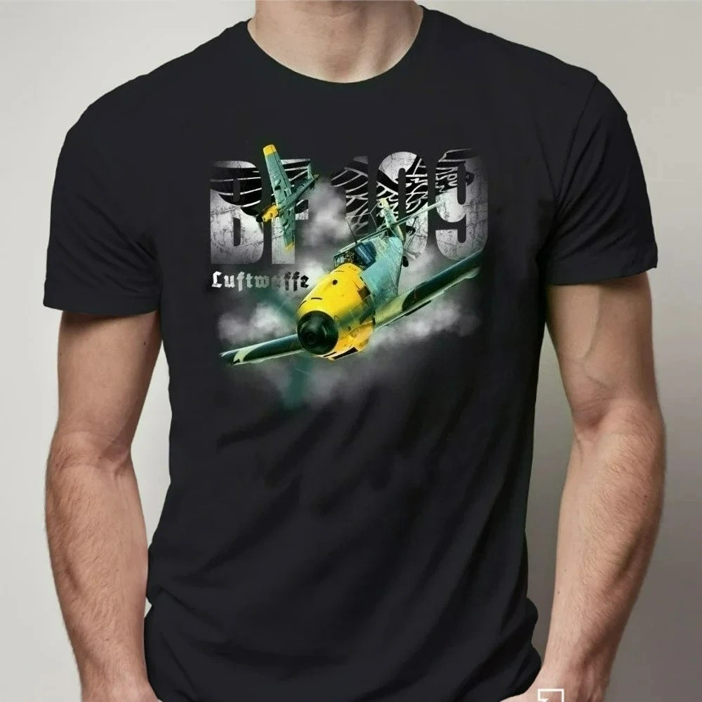 Vintage Messerschmitt Bf-109 Fighter T-Shirt 100% Cotton O-Neck Summer Short Sleeve Casual Mens T-shirt Size S-3XL
Vintage Messerschmitt Bf-109 Fighter T-Shirt 100% Cotton O-Neck Summer Short Sleeve Casual Mens T-shirt Size S-3XL