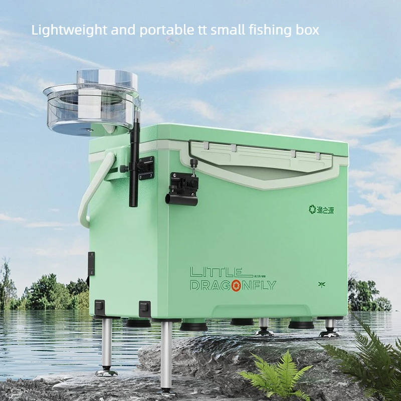 Heavy Duty Fishing Cooler Box, Small but Large Capacity, Crush-Proof Portable Tackle Box, Durable for Outdoor Match Fishing
Heavy Duty Fishing Cooler Box, Small but Large Capacity, Crush-Proof Portable Tackle Box, Durable for Outdoor Match Fishing