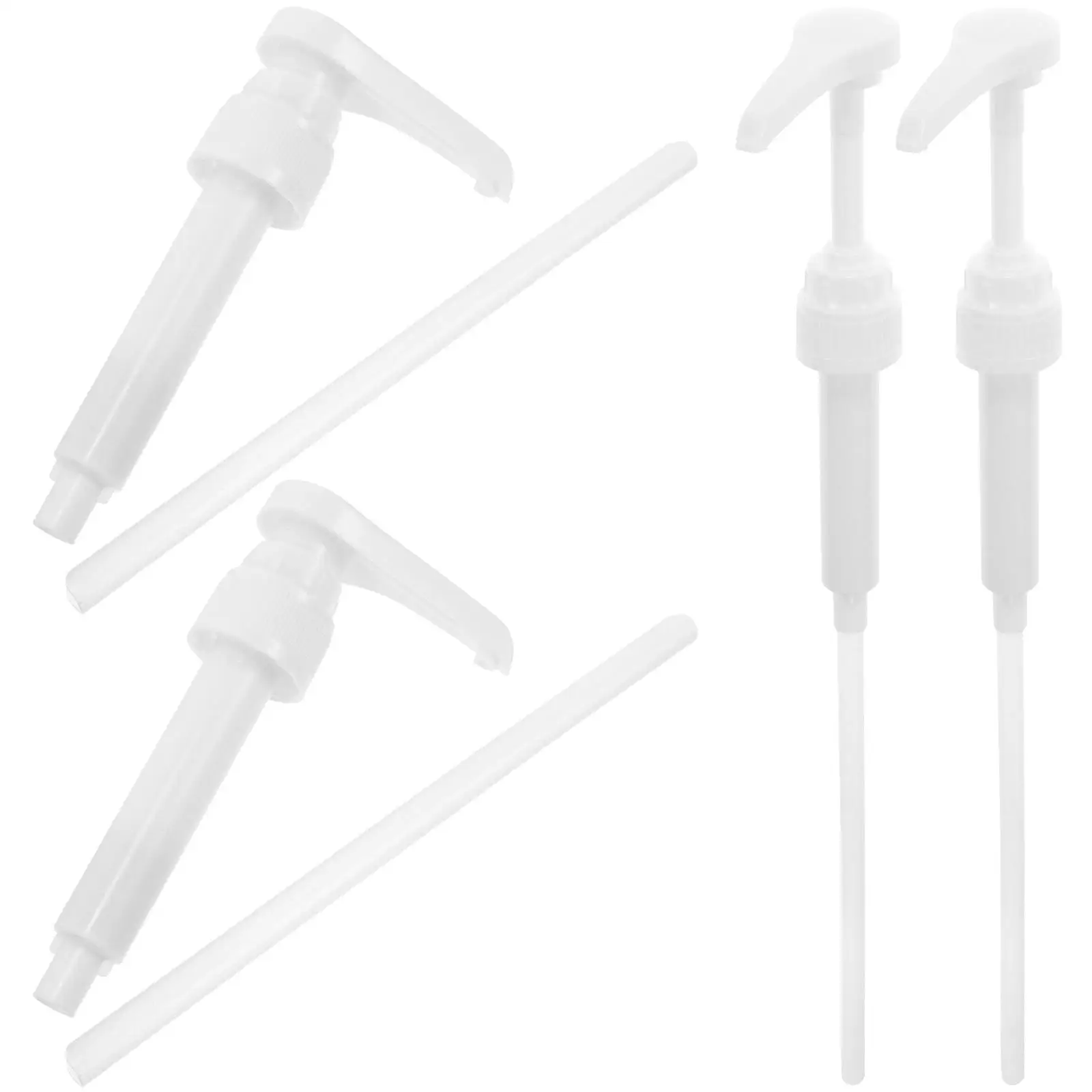 4 Sets Syrup Extrusion Pump 28-410 White Plastic Quantitative Dispenser Bottle Gallon Beverages Soap Conditioner Shampoo Lotion
4 Sets Syrup Extrusion Pump 28-410 White Plastic Quantitative Dispenser Bottle Gallon Beverages Soap Conditioner Shampoo Lotion