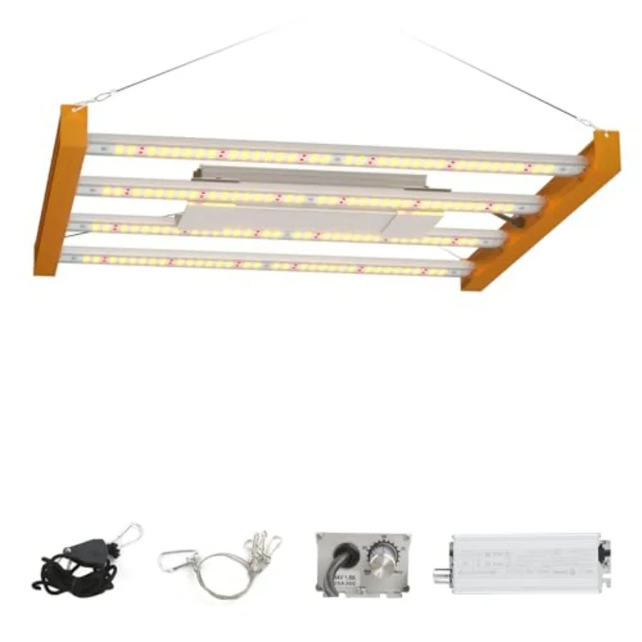 CG1200 LED Grow Light for Indoor Plants 2x2ft Coverage Gold High Yield Diodes Sunlike Full Spectrum Dimmable Growing Lamps for
CG1200 LED Grow Light for Indoor Plants 2x2ft Coverage Gold High Yield Diodes Sunlike Full Spectrum Dimmable Growing Lamps for