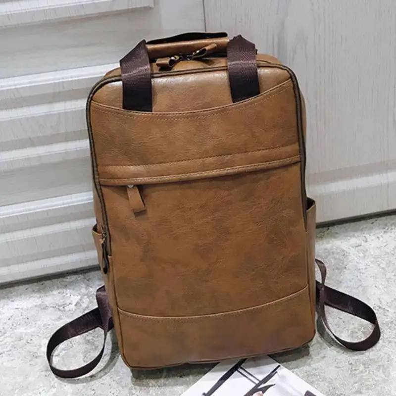 16.5inch Laptop Backpack Men's PU Soft Rucksack Large Travel Computer Bag Outdoor Hiking Bags Teenagers Casual Weekend Schoolbag
16.5inch Laptop Backpack Men's PU Soft Rucksack Large Travel Computer Bag Outdoor Hiking Bags Teenagers Casual Weekend Schoolbag