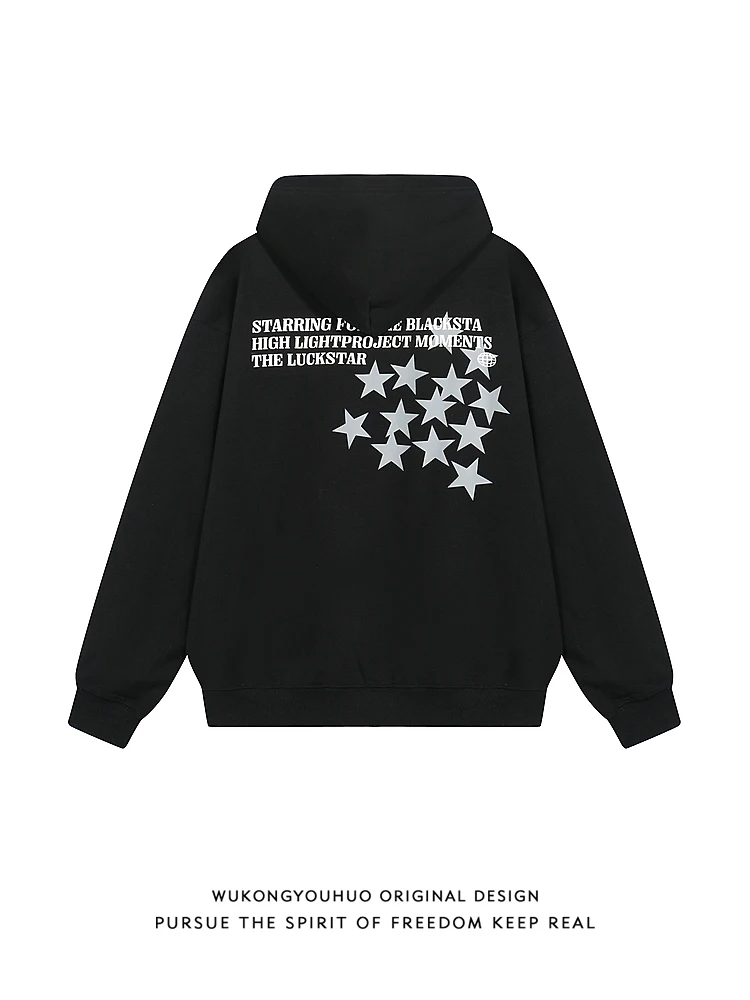 Мужская свободная толстовка с капюшоном Kongfu Has Goods American Street Stars с буквенным принтом, повседневная молодежная толстовка для пар
Мужская свободная толстовка с капюшоном Kongfu Has Goods American Street Stars с буквенным принтом, повседневная молодежная толстовка для пар