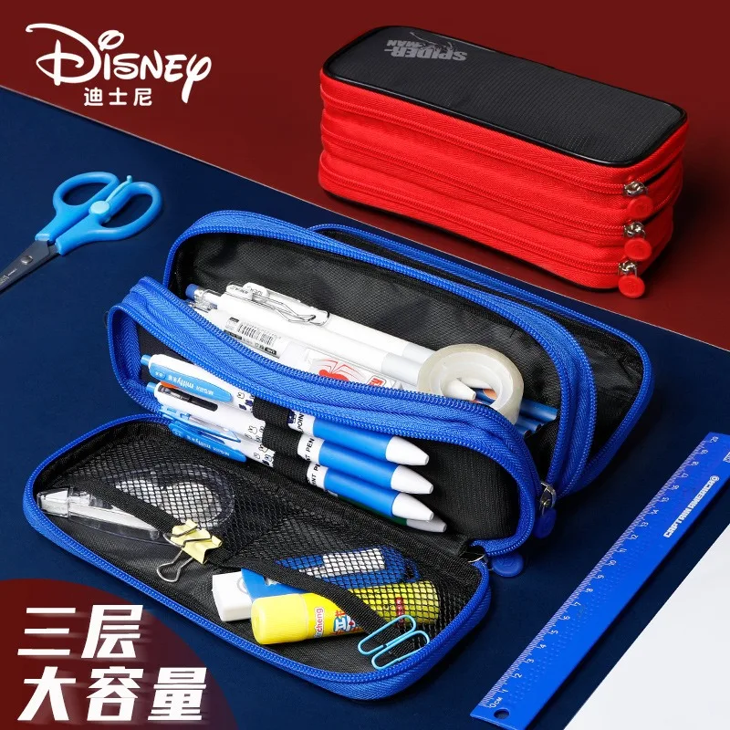 Marvel New Spiderman Panther Captain America Triple Layered Large Capacity Student Pen Case School Supplies Storage Bags
Marvel New Spiderman Panther Captain America Triple Layered Large Capacity Student Pen Case School Supplies Storage Bags