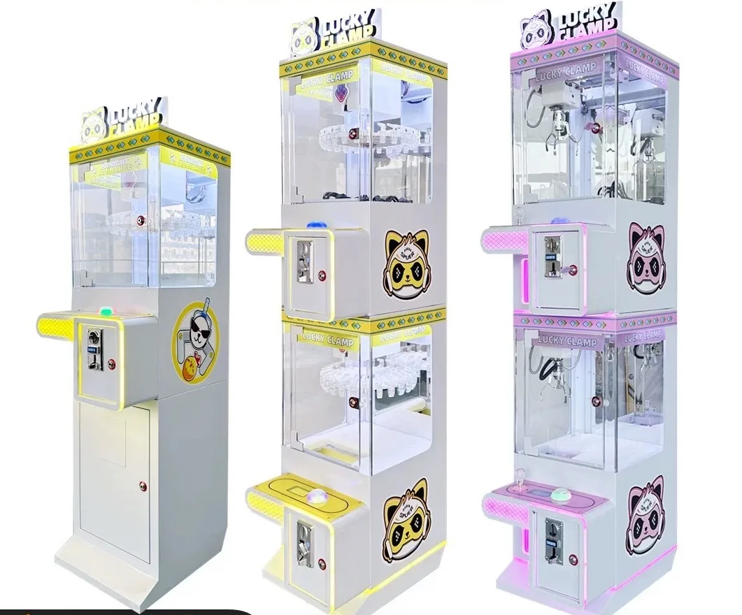Coin Pusher Game Arcade Machines Keychain Plush Claw Machine Ufo Catcher Toy Crane Machine for Children's Play Center
Coin Pusher Game Arcade Machines Keychain Plush Claw Machine Ufo Catcher Toy Crane Machine for Children's Play Center