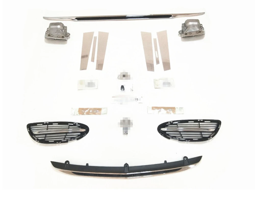 For S Class W222 MAY Style Small Body Kit 2014y~2017y Front Bumper Rear Diffuser Exhaust Tips Side Skirts PP Upgrade Body Parts
For S Class W222 MAY Style Small Body Kit 2014y~2017y Front Bumper Rear Diffuser Exhaust Tips Side Skirts PP Upgrade Body Parts