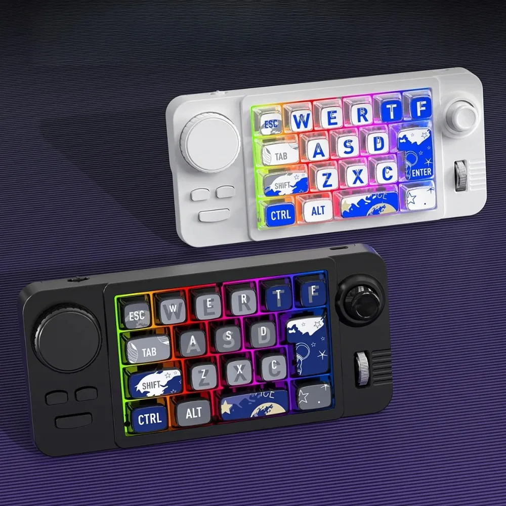 MKESPN W911 Mechanical Keyboard Tri Mode RGB Hot Swap Gamer Keyboard Macro Programming 22Keys with Knob Gaming Accessories Gifts
MKESPN W911 Mechanical Keyboard Tri Mode RGB Hot Swap Gamer Keyboard Macro Programming 22Keys with Knob Gaming Accessories Gifts