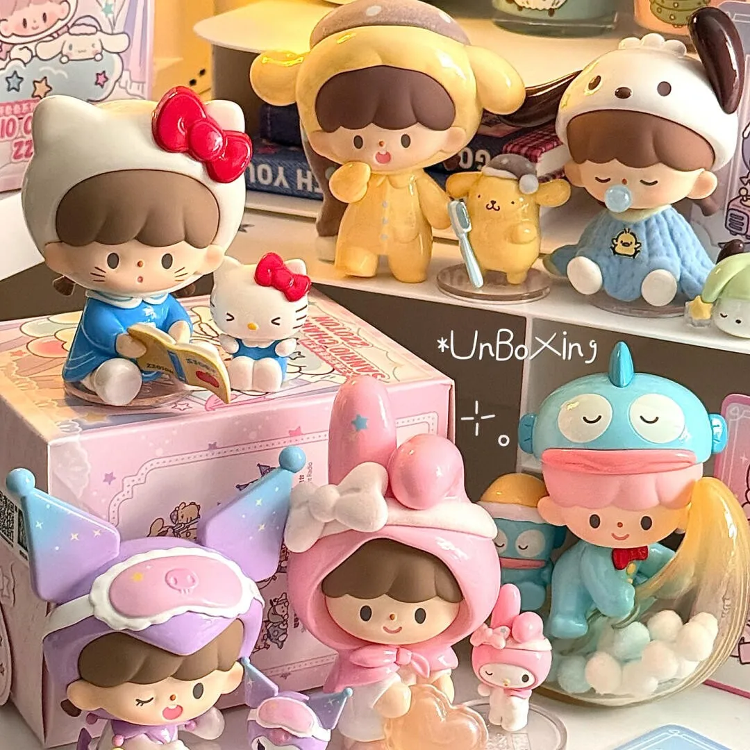 Genuine Sanrio Characters X Zzoton Blind Box Preparation Before Bedtime Series Toy Figures Collection Gift Cute Dolls Customized
Genuine Sanrio Characters X Zzoton Blind Box Preparation Before Bedtime Series Toy Figures Collection Gift Cute Dolls Customized