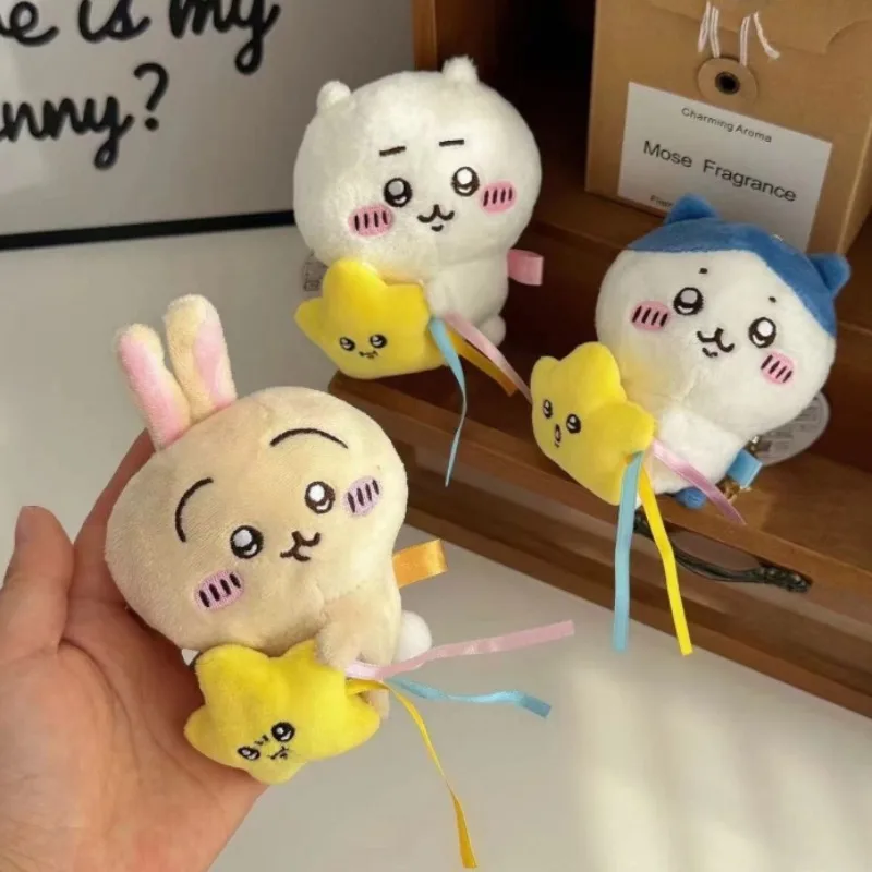 Chikawas Plush Doll Pendant Star Hugging Series Hanging Keychain Hachiware USAGI Cute Cartoon Plush Doll Accessories Ornaments
Chikawas Plush Doll Pendant Star Hugging Series Hanging Keychain Hachiware USAGI Cute Cartoon Plush Doll Accessories Ornaments