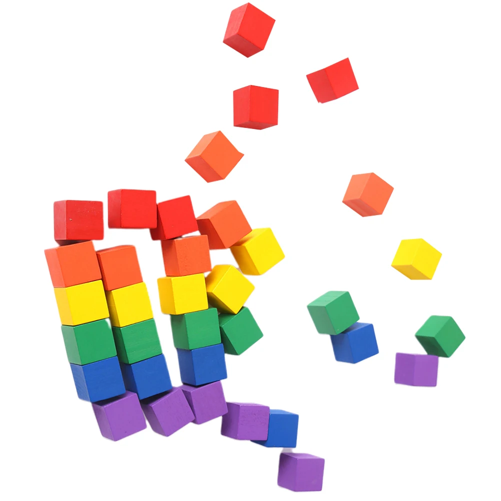 100pcs Colored Small Square Blocks Smooth DIY Diy Cube Projects Small Wooden Cube Building Sets Wooden Toy
100pcs Colored Small Square Blocks Smooth DIY Diy Cube Projects Small Wooden Cube Building Sets Wooden Toy
