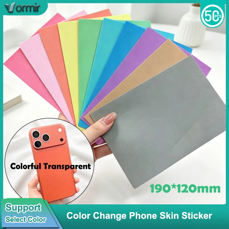 Vormir 20pcs Transparent Leather Back Film Sticker for iPhone 17 Pro Max Color Changing Rear Films for Hydrogel Plotter Machine
Vormir 20pcs Transparent Leather Back Film Sticker for iPhone 17 Pro Max Color Changing Rear Films for Hydrogel Plotter Machine