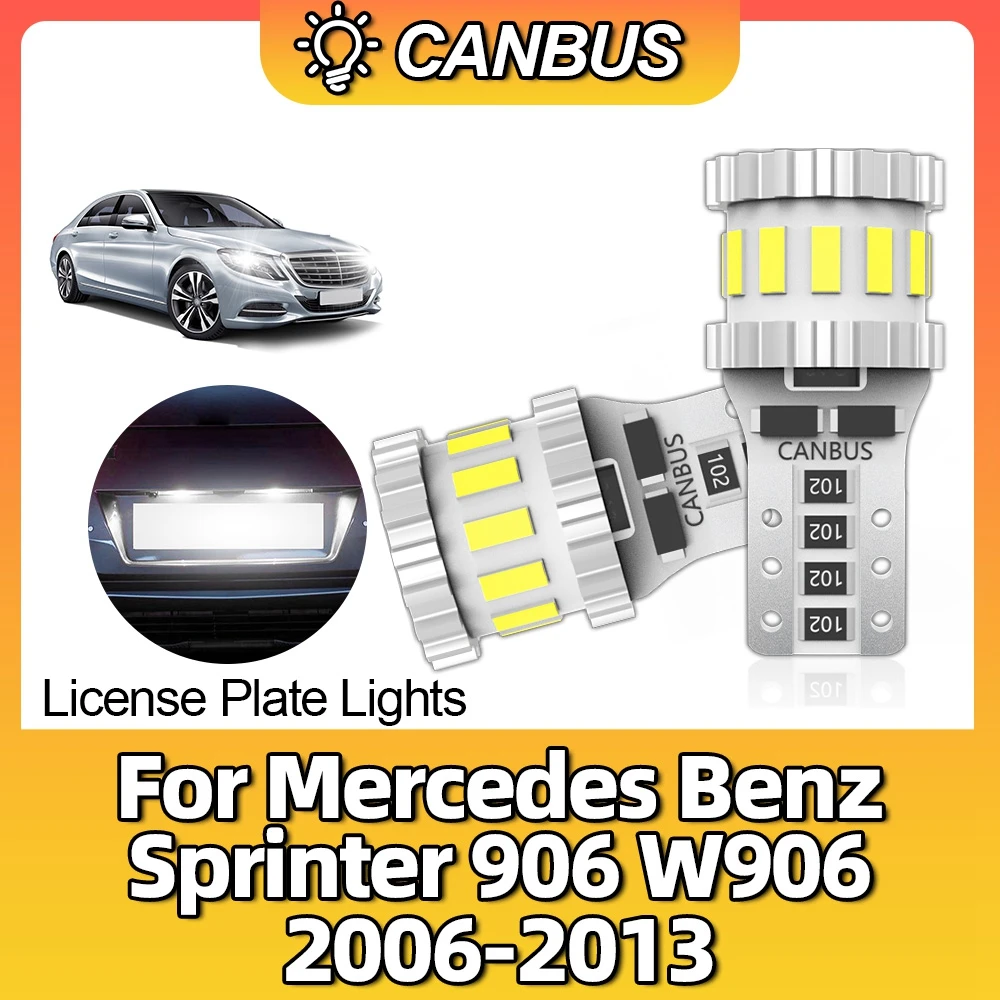 2Pcs 194 T10 W5W LED Canbus Car Parking Lamp License Plate Lights For Mercedes Benz Sprinter 906 W906 2006 2007 2008 2009-2013
2Pcs 194 T10 W5W LED Canbus Car Parking Lamp License Plate Lights For Mercedes Benz Sprinter 906 W906 2006 2007 2008 2009-2013
