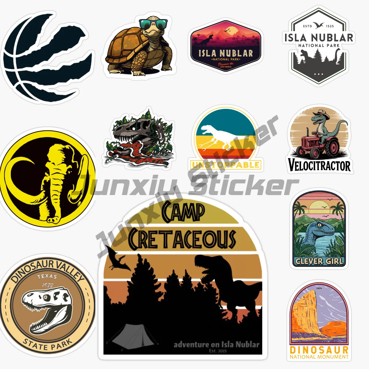 Dinosaur T-Rex Vinyl Stickers Decor Decal Premium Quality Waterproof Car Accessories PVC Decals
Dinosaur T-Rex Vinyl Stickers Decor Decal Premium Quality Waterproof Car Accessories PVC Decals