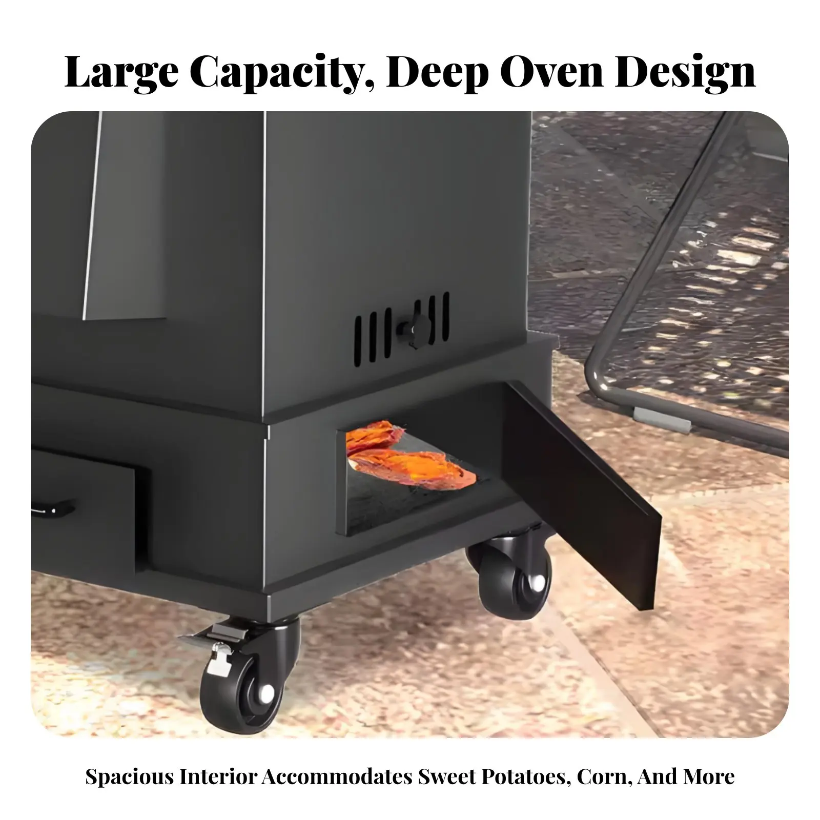 Energy-Saving Gasification Stove, Smokeless Mobile Outdoor Heating Oven, Large Iron Pot, Flexible for Rural and Outdoor Use
Energy-Saving Gasification Stove, Smokeless Mobile Outdoor Heating Oven, Large Iron Pot, Flexible for Rural and Outdoor Use
