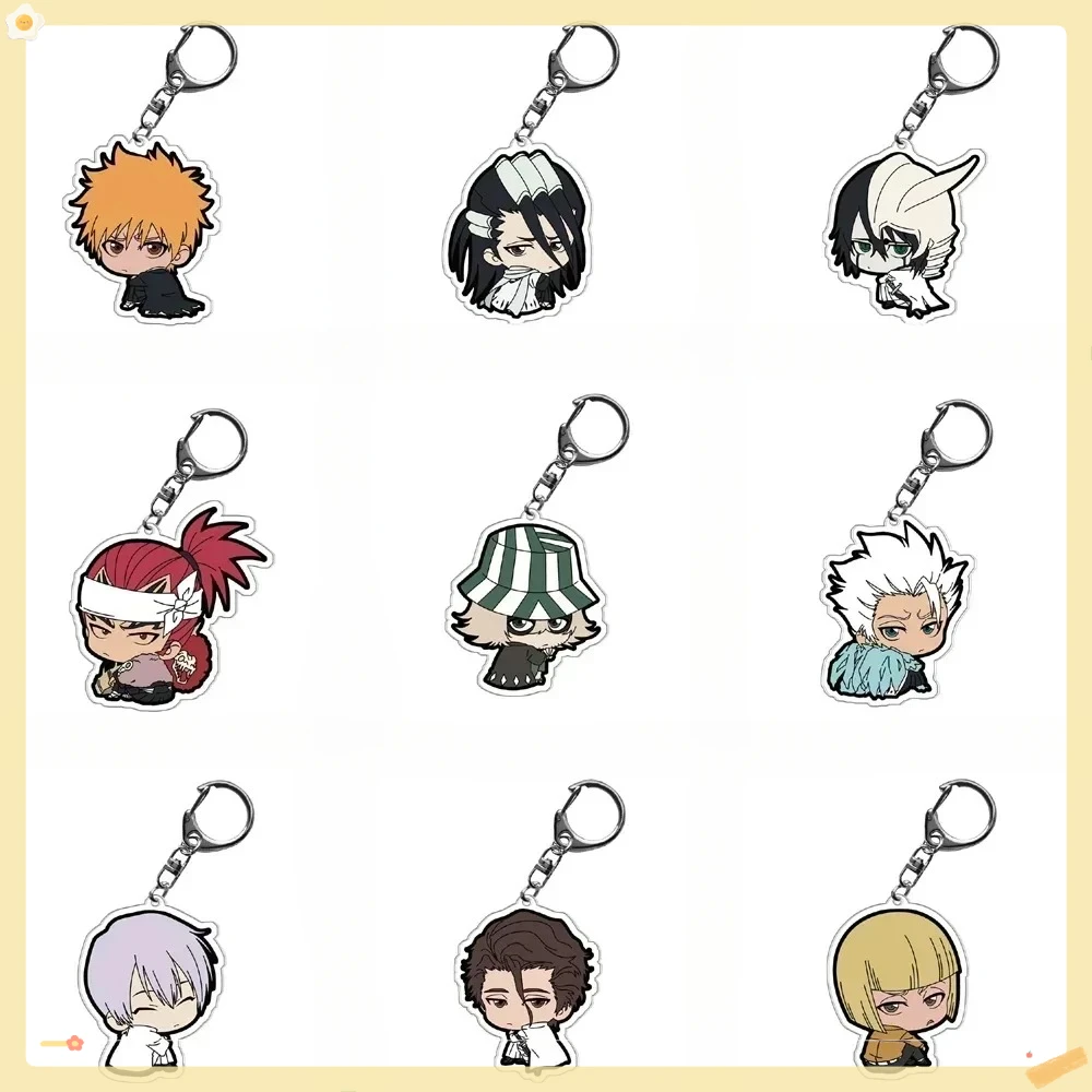 Bleach Kurosaki Ichigo Kuchiki Anime Keychain Rukia Cartoon Figures Acrylic Bag Tag Cos Baji Accessories Fans' Collections
Bleach Kurosaki Ichigo Kuchiki Anime Keychain Rukia Cartoon Figures Acrylic Bag Tag Cos Baji Accessories Fans' Collections