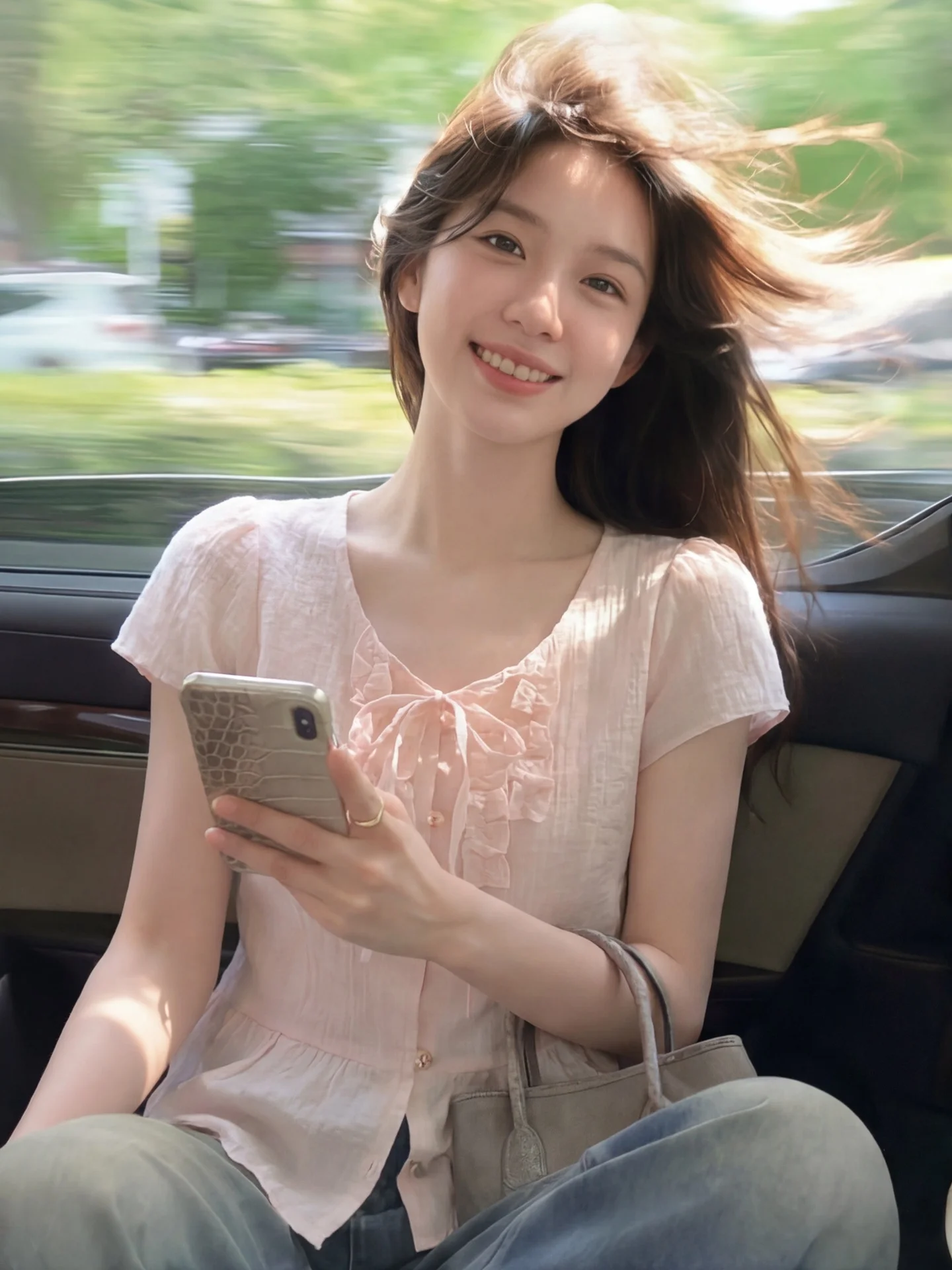 Sweet Soft Earlet Bowknot Short Sleeve Shirt Women Summer Ultra Thin Anti Aging Doll Shirt Small Figure Top French Style Slim...
Sweet Soft Earlet Bowknot Short Sleeve Shirt Women Summer Ultra Thin Anti Aging Doll Shirt Small Figure Top French Style Slim...