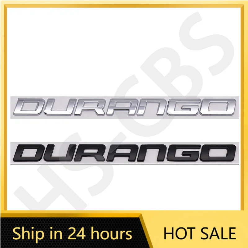 Metal Durango Letter Word Logo Badge Car Rear Trunk Emblem Stickers Auto Body Decorative Decal Door Fender Sticker Accessories
Metal Durango Letter Word Logo Badge Car Rear Trunk Emblem Stickers Auto Body Decorative Decal Door Fender Sticker Accessories