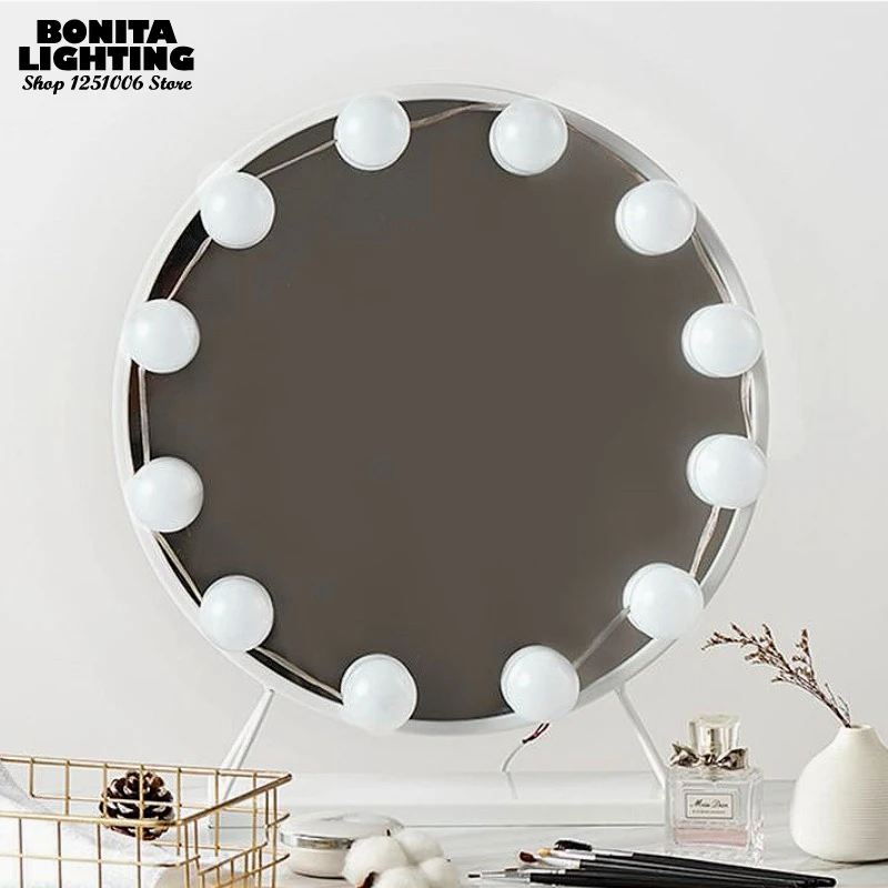 Modern Simplistic Led Light Bulb String with Adhesive Tape Kitchen Cloakroom Makeup Mirror Fill Light Bathroom Mirror Lamp
Modern Simplistic Led Light Bulb String with Adhesive Tape Kitchen Cloakroom Makeup Mirror Fill Light Bathroom Mirror Lamp