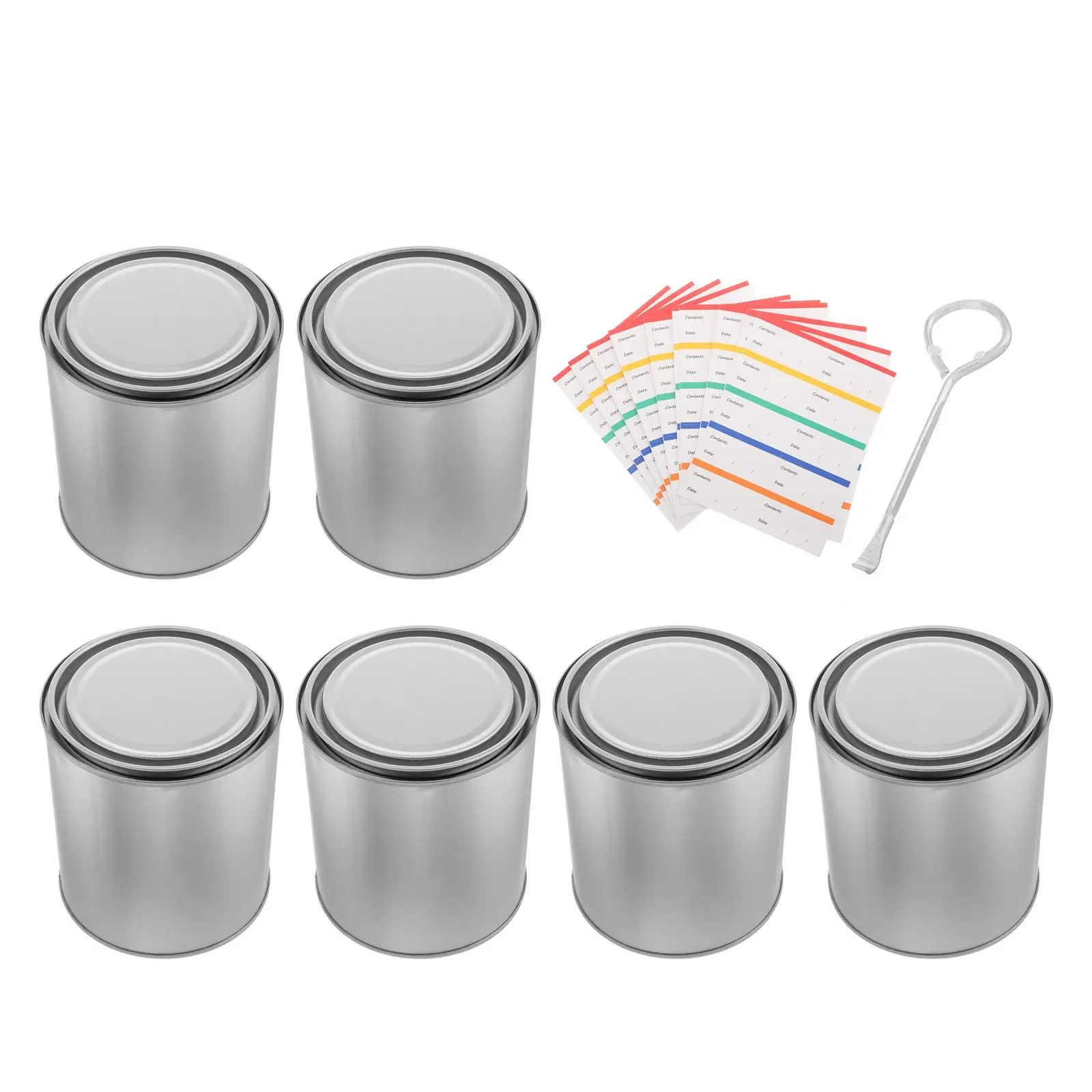 6 Pcs Paint Cans Small Metal Tins with Lids Lightweight Stackable Containers DIY Storage Home Workshop Organization Metal Can
6 Pcs Paint Cans Small Metal Tins with Lids Lightweight Stackable Containers DIY Storage Home Workshop Organization Metal Can