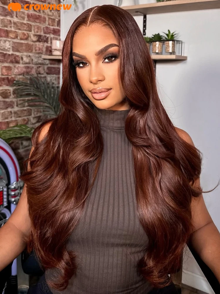 #4 Colored Brown Human Hair Wig Body Wave Human Hair Wigs 13X4 13x6 HD Lace Frontal Wig 200% Chocolate Brown Lace Front Wigs
#4 Colored Brown Human Hair Wig Body Wave Human Hair Wigs 13X4 13x6 HD Lace Frontal Wig 200% Chocolate Brown Lace Front Wigs