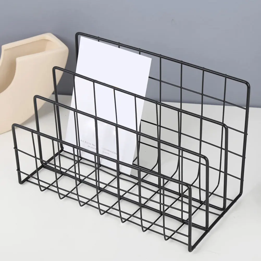 Metal Mail Rack 3 Compartment Desktop Organizer Compact Stylish Electroplated Finish for Letters Magazines Folders Storage Space
Metal Mail Rack 3 Compartment Desktop Organizer Compact Stylish Electroplated Finish for Letters Magazines Folders Storage Space