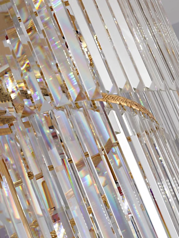Modern Home Decoration Crystal Chandelier Stair Pendant Lamp Living Room Pendant Lights Interior Lighting
Modern Home Decoration Crystal Chandelier Stair Pendant Lamp Living Room Pendant Lights Interior Lighting