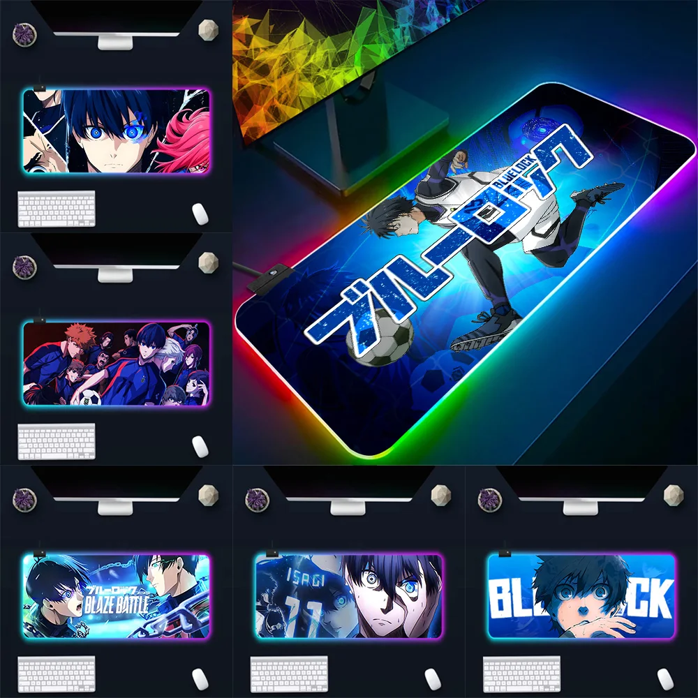 Anime Blue Lock RGB Pc Gamer Keyboard Mouse Pad Mousepad LED Glowing Mouse Mats Rubber Gaming Computer Mausepad
Anime Blue Lock RGB Pc Gamer Keyboard Mouse Pad Mousepad LED Glowing Mouse Mats Rubber Gaming Computer Mausepad