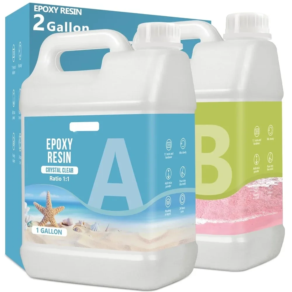 Epoxy Resin, Crystal Clear Epoxy Resin Kit, No Yellowing No Bubble Art Resin Casting Resin for Art Crafts, Jewelry Making
Epoxy Resin, Crystal Clear Epoxy Resin Kit, No Yellowing No Bubble Art Resin Casting Resin for Art Crafts, Jewelry Making