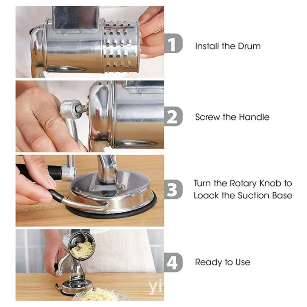With 5 Interchangeable Blades Nut Grinder Rotary Grater Stainless Steel Cheese Slicer Manual Operation Suction Cup Peanut Grinde
With 5 Interchangeable Blades Nut Grinder Rotary Grater Stainless Steel Cheese Slicer Manual Operation Suction Cup Peanut Grinde
