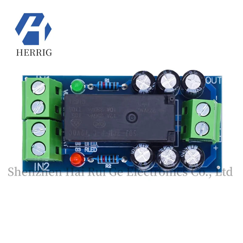 12V high-power backup battery switching module, 150W power outage automatic switching, battery power supply conversion 
12V high-power backup battery switching module, 150W power outage automatic switching, battery power supply conversion