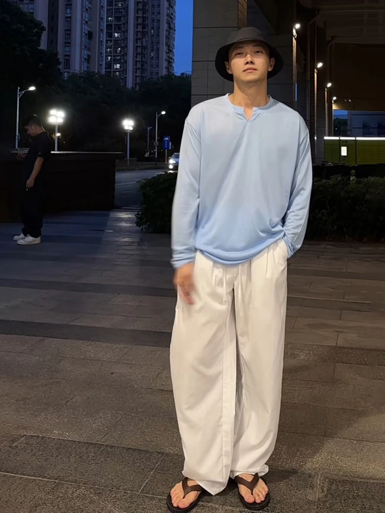 Мужские летние брюки Cleanfit из льна с широкими штанинами, удлиненные, в американском стиле, прямого свободного кроя, повседневные, модные, молодежные
Мужские летние брюки Cleanfit из льна с широкими штанинами, удлиненные, в американском стиле, прямого свободного кроя, повседневные, модные, молодежные