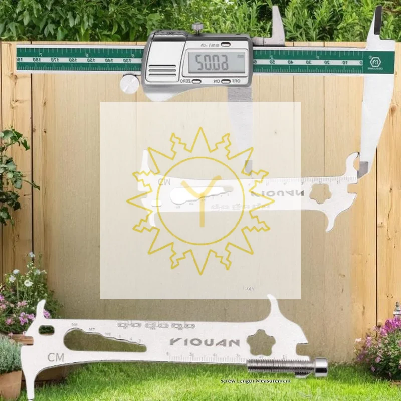 Innovative 1Pcs 6-in-1 Bicycle Chain Wear Indicator, Portable Multitool for Road Bike Measurement
Innovative 1Pcs 6-in-1 Bicycle Chain Wear Indicator, Portable Multitool for Road Bike Measurement