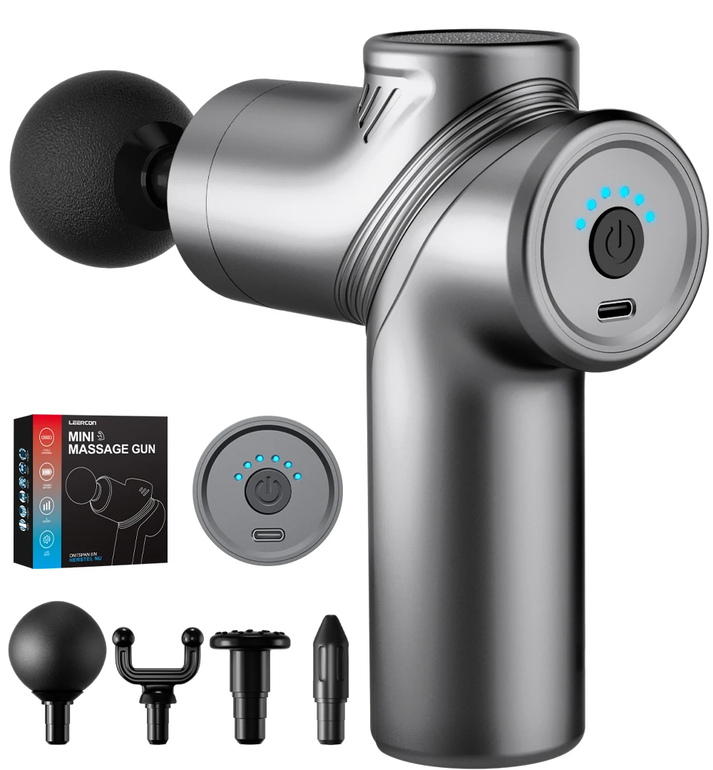 LEERCON New Percussion Massage Gun 6-Speed Adjustable, Multifunctional Handheld Deep Tissue Massager for Home, Gym, and Fitness Recovery.
LEERCON New Percussion Massage Gun 6-Speed Adjustable, Multifunctional Handheld Deep Tissue Massager for Home, Gym, and Fitness Recovery.