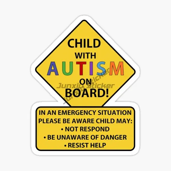 AUTISM Car Sticker Bike Styling Helmet Laptop Funny Decal Vinyl Self-adhesive Decals
AUTISM Car Sticker Bike Styling Helmet Laptop Funny Decal Vinyl Self-adhesive Decals