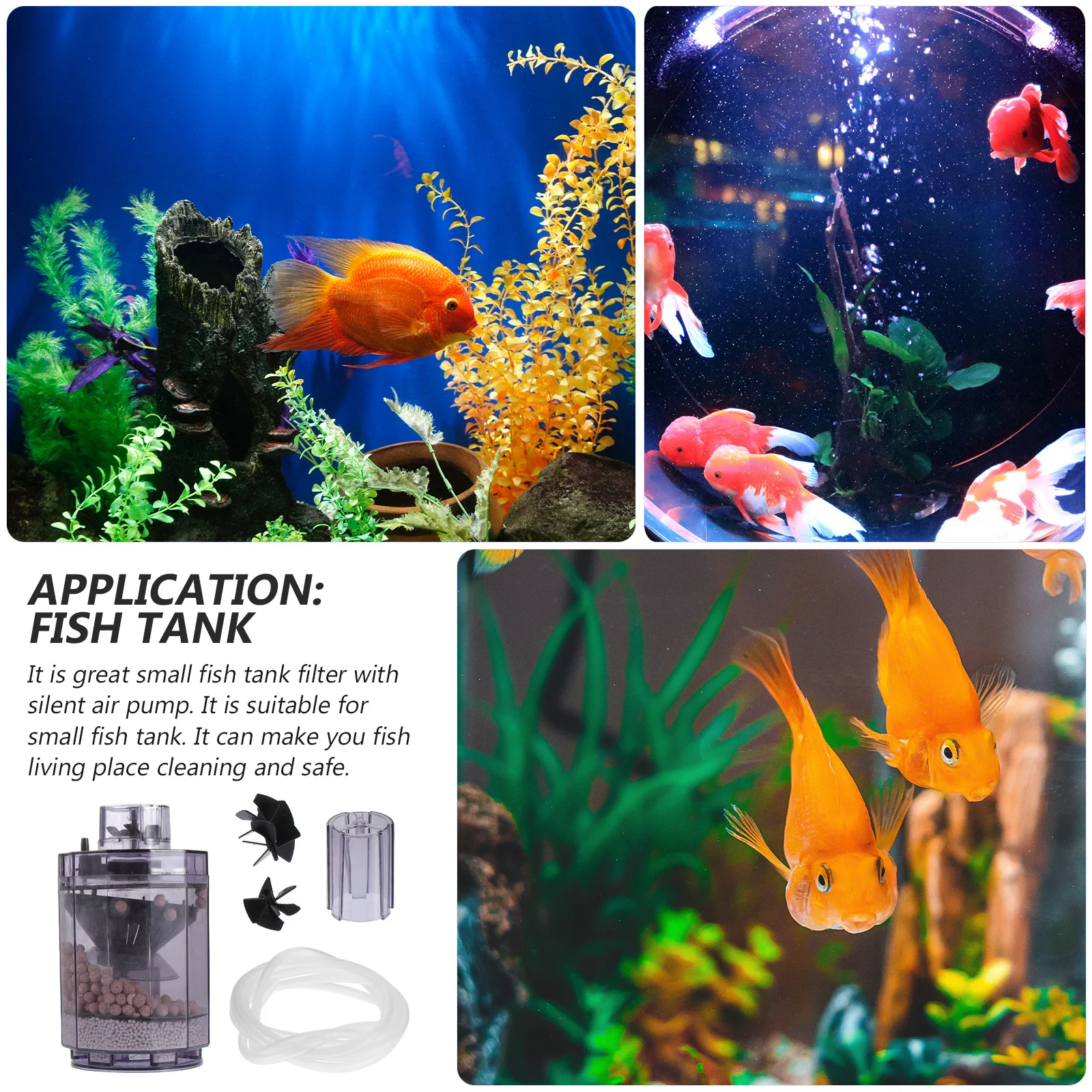 1 set Small Pneumatic Filter Mute Submersible Oxygen Air Pump For Fish Tank Aquarium Water Filter Multi-Stage Filtration System
1 set Small Pneumatic Filter Mute Submersible Oxygen Air Pump For Fish Tank Aquarium Water Filter Multi-Stage Filtration System