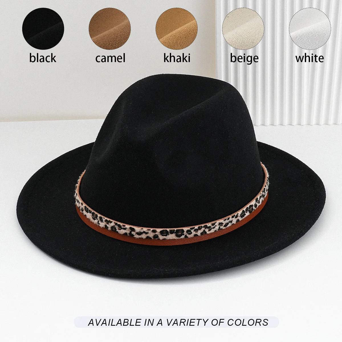 HongLuan Black Felt Top Hats, Fedora Cowboy Hat Woman & Felt Fascinators Hats Luxury Woman, Flat Wide Brim Party Caps for man
HongLuan Black Felt Top Hats, Fedora Cowboy Hat Woman & Felt Fascinators Hats Luxury Woman, Flat Wide Brim Party Caps for man